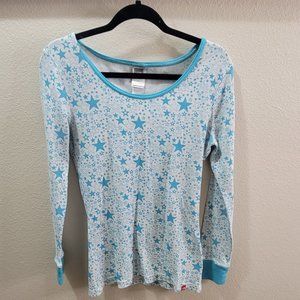 The North Face Crew Neck Waffle Knit Thermal Shirt Size Medium